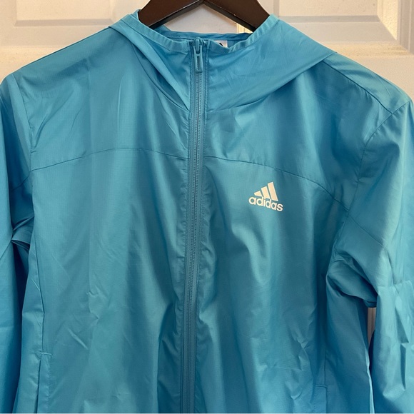 Adidas Windbreaker - NWT - Size XS - Jacket - Blue - Picture 5 of 14